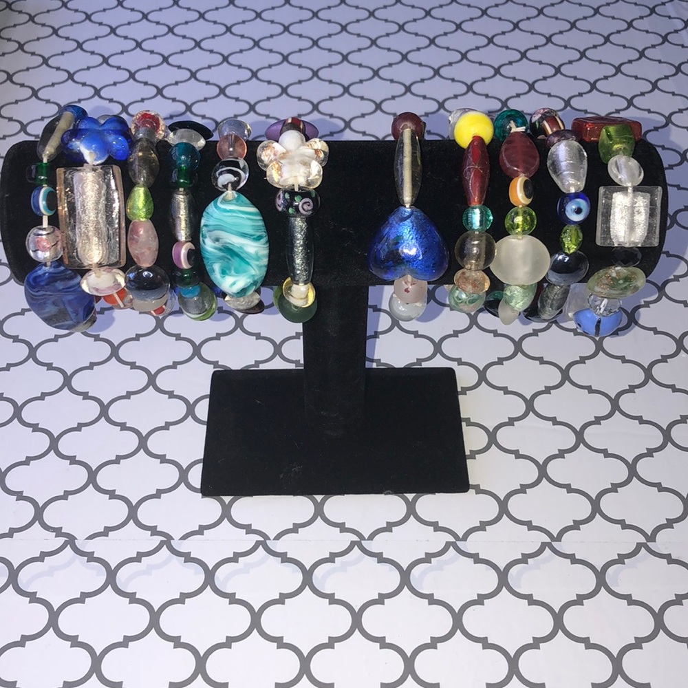 Marble Glass Bracelets